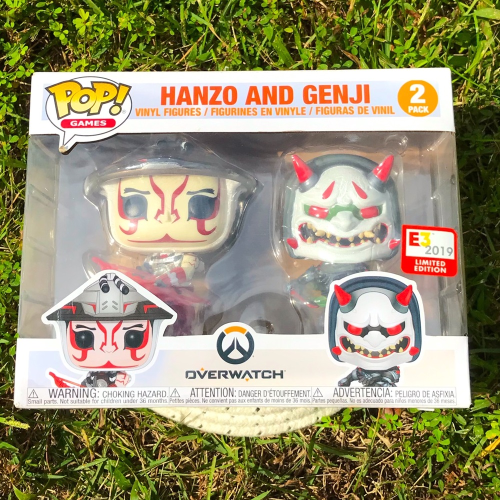Hanzo and Genji Overwatch Limited Edition Funko Pops 2019